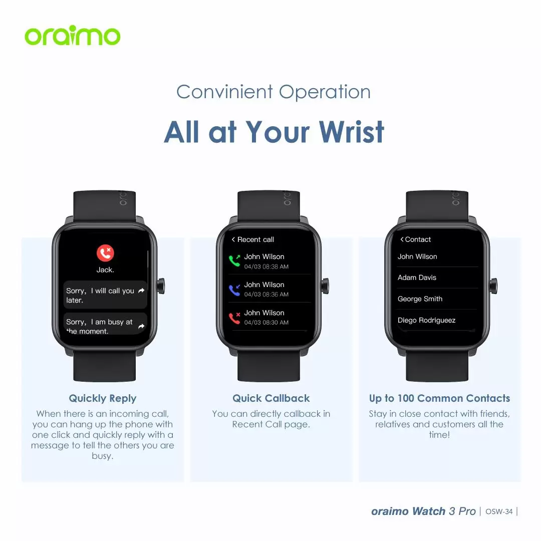 Oraimo watch 3 pro