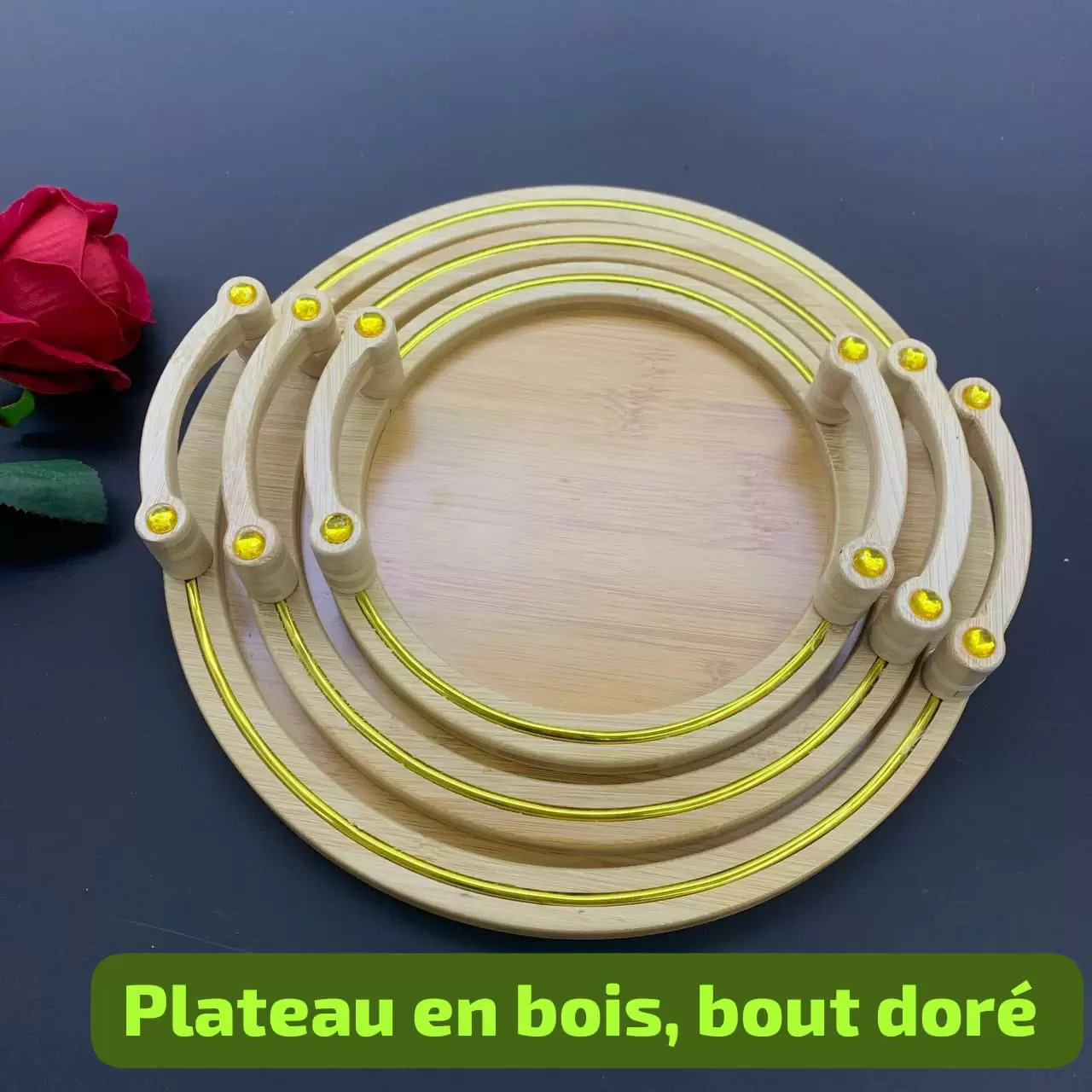 Plateau en bois, 