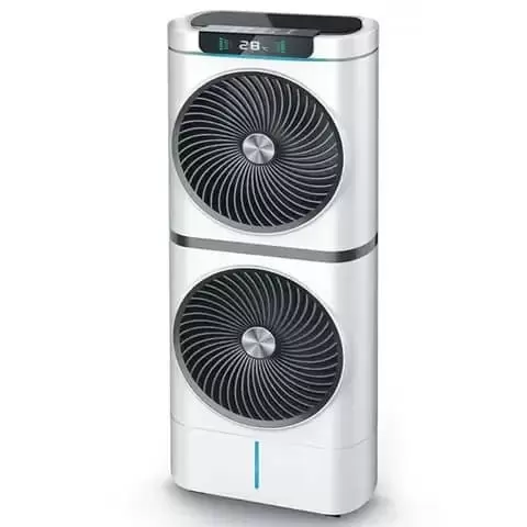 *Petit ventilateur électrique double couche, climatisation, réfrigérateur domestique, ventilateur froid, horizontal, dortoir  