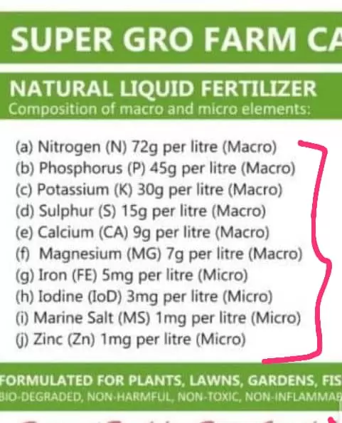 fertilisants biologique agricole super gros 